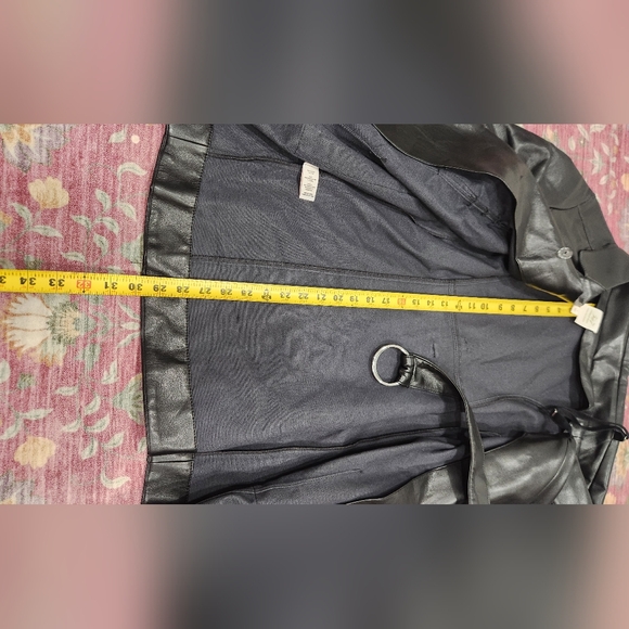 Cinq à Sept Katie Belted Faux Leather Minidress - Picture 9 of 12